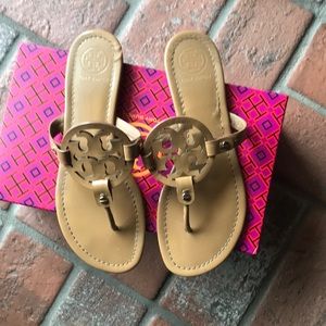Miller sandels. Light brown . Normal wear